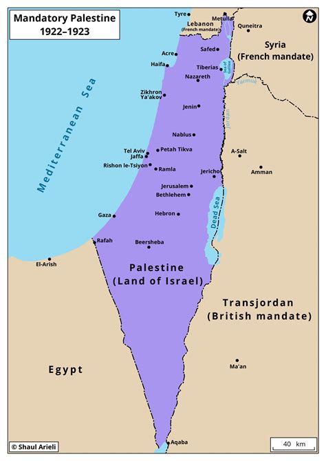 map of palestine before 1948